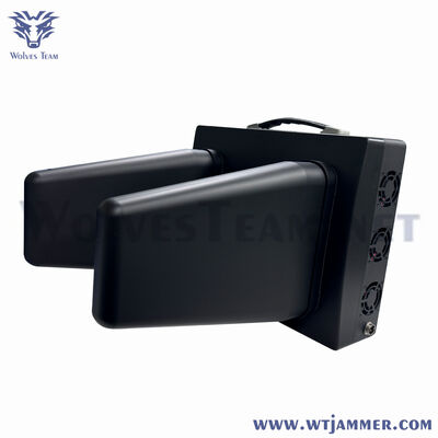 Buy Portable Dual-Band Anti-Drone Jammer Station - High Power Directional UAV Signal Disruptor online manufacture