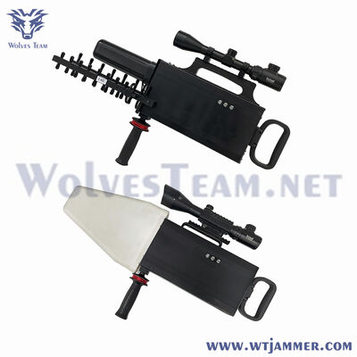 Buy Professional Handheld Anti-Drone Jammer Gun - Directional UAV Signal Blocker with Optical Sight online manufacture