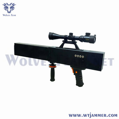 Buy Tactical Sci-Fi Anti-Drone Jammer Gun - All-In-One High Power UAV Killer with Built-In Battery online manufacture