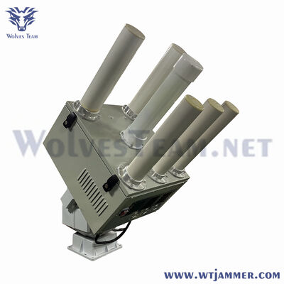 Buy 360° Pan-Tilt Anti-Drone Jammer - Industrial-Grade All-Weather Drone Defense System online manufacture