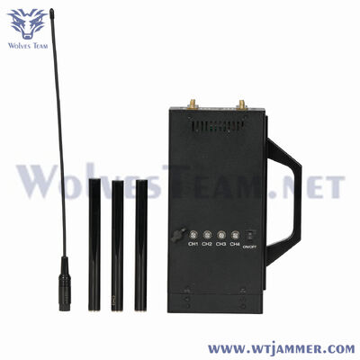 Buy Portable Four-Antenna Signal Jammer 2.4G 5.8g L-Band Full Signal Jammer Customizable online manufacture