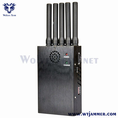 Buy 5-Channel Portable GPS/2G/3G/4G/WiFi Signal Jammer online manufacture