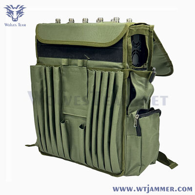 Buy 10 Channels High Power Backpack RF Signal Jammer for GPS & WIFI & Anti-Drone GPS Shielding online manufacture