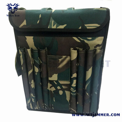 Buy 6 Antennas Backpack Style RF Signal Jammer for GPS & WIFI & Anti-Drone & Anti-IED Shielding online manufacture