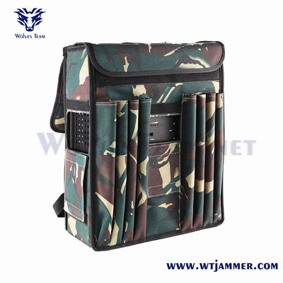 Buy 6 Antennas Backpack Style Wide Range Signal Jammer for GPS & WIFI & Anti-Drone & Anti-IED Shielding online manufacture