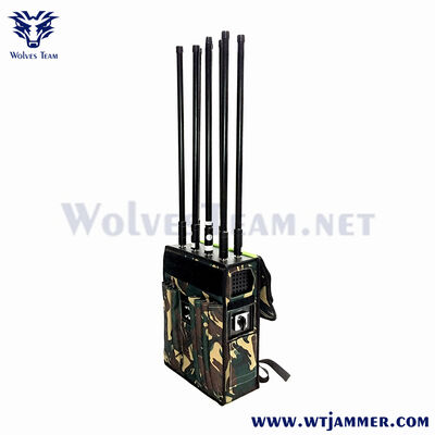 Buy 8 Antennas Backpack Signal Jammer for GPS & WIFI & Anti-Drone & Anti-IED Shielding online manufacture