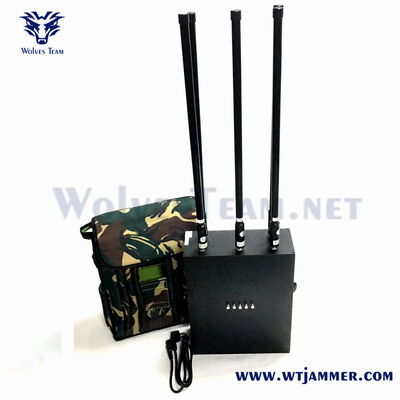 Buy 5 Antennas Backpack Signal Jammer for GPS & WIFI & Anti-Drone & Anti-IED Shielding online manufacture