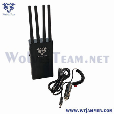 Buy 4-Channel 8W Portable GSM/3G/4G/WiFi Handheld Jammer online manufacture