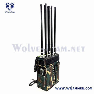 Buy 8 Bands High Power RF Backpack Signal Interceptor for GPS & WIFI & Anti-Drone & Anti-IED Shielding online manufacture