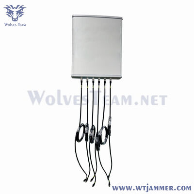 Buy 6 Channel 300W High Power Signal Jammer 300m Range 4G 5G Cell Phone Reception Blocker online manufacture