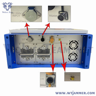 Buy 300W 6-Channel High-Power Jammer Outdoor Anti GPS 4G 5G Waterproof Blocker online manufacture