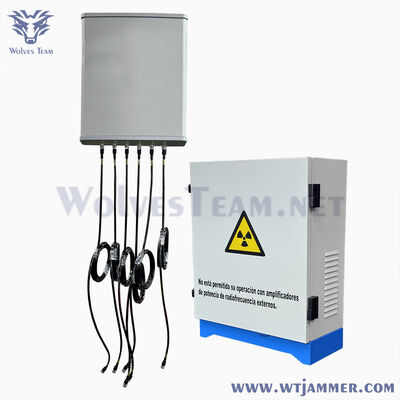 Buy 6 Bands 300W Outdoor Waterproof Signal Jammer 4G 5G GSM Directional & Omni Antenna online manufacture