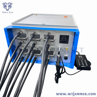 Buy Full Band 12 Channels 600W Signal Jammer Support GSM CDMA 3G 4G WiFi VHF UHF Blocking online manufacture