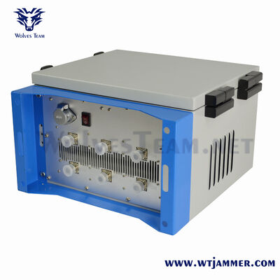 Buy 6 Bands 300W Portable Waterproof Jammer with Replaceable Directional Antenna online manufacture