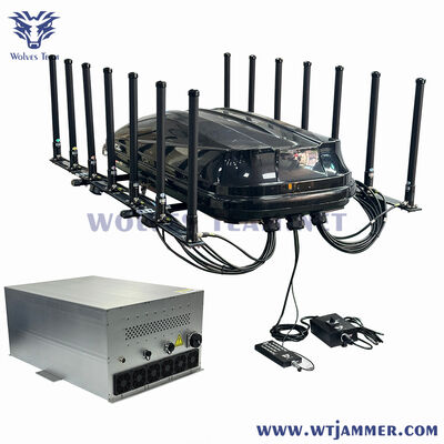 Buy 8-Channel All-Band 400W Vehicle-Mounted Waterproof Signal Blocker for Field Security & Facility Control online manufacture