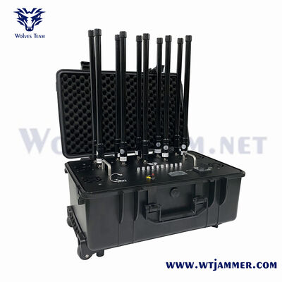 Buy 12 Channels 100W Portable Wireless Signal Blocker for Public Area & Meeting Privacy online manufacture