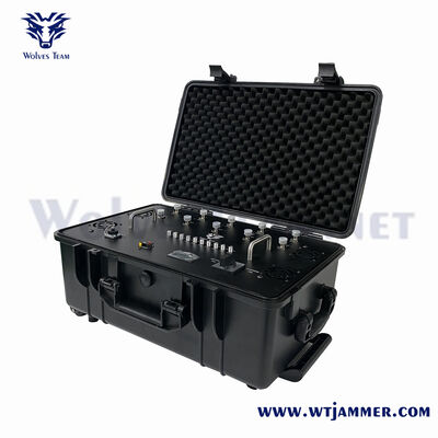 Buy 16 Channels 200W Portable High Power Signal Jammer for Large Space & Temporary Security online manufacture