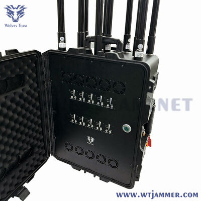 Buy 600W 10 Bands Portable Suitcase Signal Jammer Adjustable Power Levels
 online manufacture
