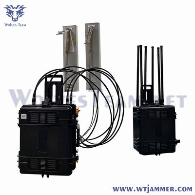 Buy 800W 8 Bands Suitcase Signal Jammer with Wheels All Frequencies Coverage online manufacture