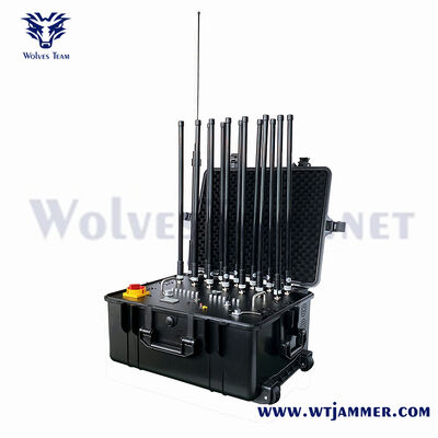 Buy 600W 6 Bands Portable Suitcase Signal Jammer, Long Range All-Weather Use online manufacture