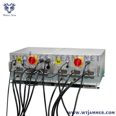 Buy Wolves Team 10 Antennas Outdoor Fixed Installation Signal Jammer for VIP Convoy & Prison Security online manufacture