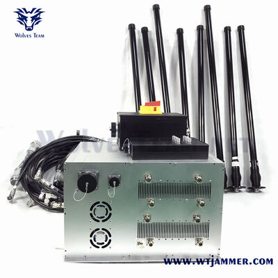 Buy  8 Antennas 600W Outdoor RF Jammer Adjustable Antennas For Maximum Coverage online manufacture