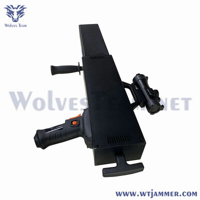 Buy 8 Bands 80W High Power Handheld Drone Jammer for Industrial Site Protection online manufacture