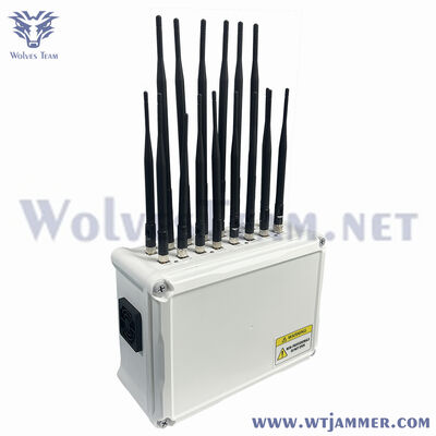 Buy 16 Channels Full Band Desktop Signal Jammer 2G 3G 4G 5G WiFi GPS Drone Signal Blocker online manufacture