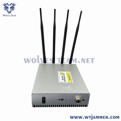 Buy 12 Channels Adjustable Power Desktop Signal Jammer Block All Wireless Signals online manufacture