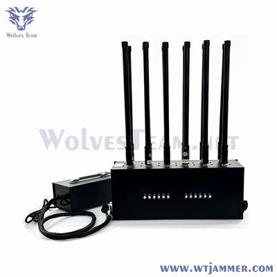 Buy 12 Bands 800W High Power 5G/WiFi/GPS Jammer, Coverage 100-250m Anti-Tracking online manufacture