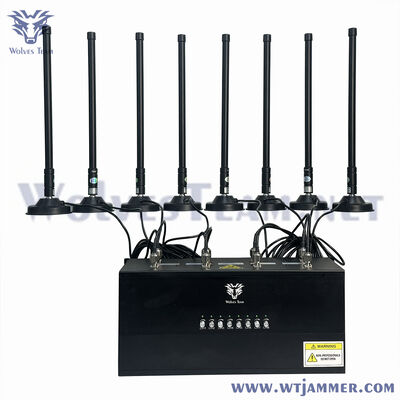 Buy 8 Ways Adjustable Power Wireless Signal Isolator, Long-Range Anti-Tracking & Anti-Drone Jammer online manufacture