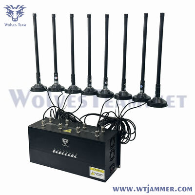 Buy 12 Bands High-Power Desktop GPS/WiFi/Drone Signal Blocker, 50-300m Coverage for Security Sites online manufacture