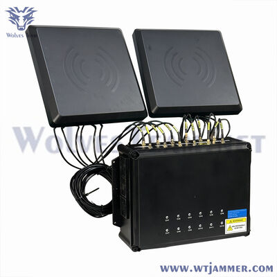 Buy High Power 12-Channel Anti Drone Signal Suppressor, 2.4G/5.8G/GPS Drone Control Blocker online manufacture