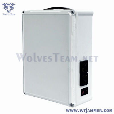 Buy 20 Ways 800W White Desktop Industrial Signal Jammer with Continuous Cooling online manufacture