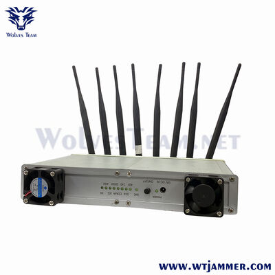 Buy 8 Bands 40W High Power Signal Blocker, Coverage 20-40m Anti-Tracking & Privacy Protection online manufacture