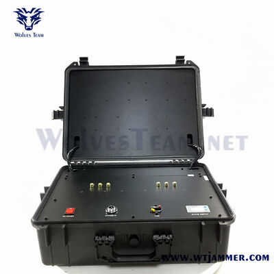 Buy Portable Suitcase WiFi 3.6G 3500-3600MHz Digital Signal Jamming Devices for 433 MHz Wireless Signal Disruption Applications online manufacture