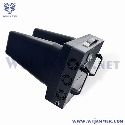 Buy Tactical High Power Portable Jammer - Dual-Antenna Anti-Drone Signal Blocker with Battery Display online manufacture