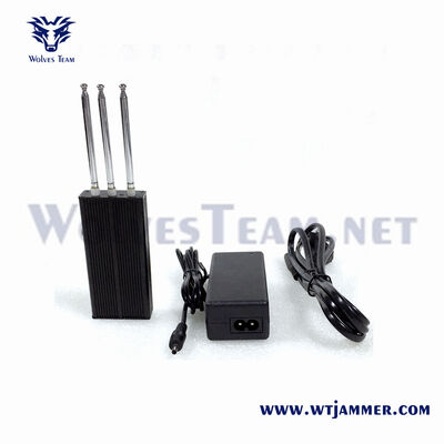 Buy 10M 100-240V Handheld Signal Jammer Built In Battery online manufacture