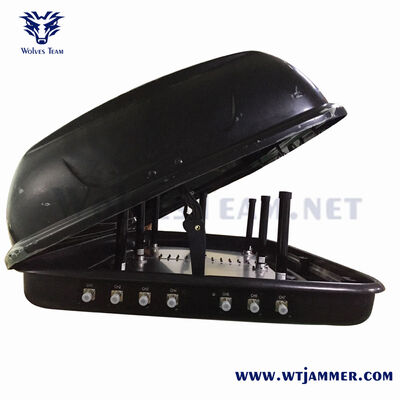 Buy 600W 500M 13 Bands Signal Jammer for Walkie Talkie VHF UHF UMTS GSM Mobile Phone online manufacture