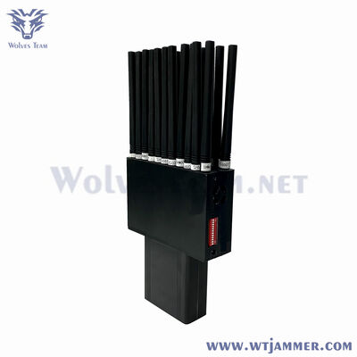 Buy High Power Handheld 22-Band 3G/4G/5G GPS WiFi Covers 315/433/868MHz Multi-Frequency Signal Blocker for Professional Field Use in Middle East online manufacture