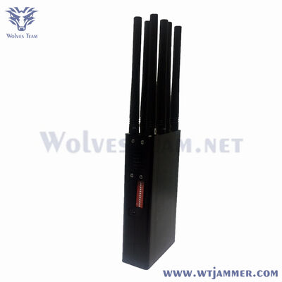 Buy 10M 100-240V Handheld Signal Jammer Built In Battery online manufacture