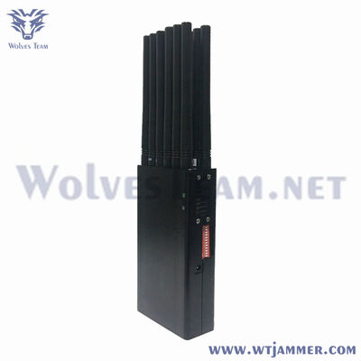 Buy  Handheld 12 Antennas Jammer Handheld  With All 3G 4G 5G  WiFi GPS RF  online manufacture