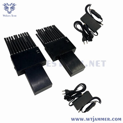 Buy 22 Bands Full Band Handheld Signal Jammer  Blocks 5G/4G/3G, WiFi, GPS, VHF/UHF & LoJack for Conference Room & School Use online manufacture