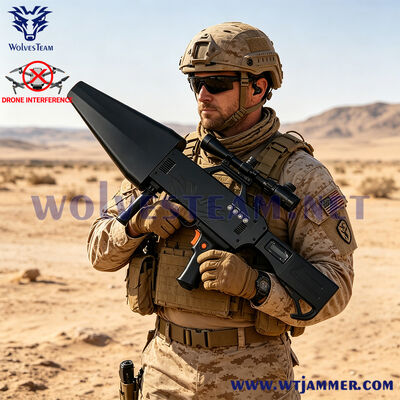 Buy 101JB10-4 Handheld Anti Drone Jammer 20W 40W Full Band UAV Signal Blocker 2.4G 5.8G 900M GPSL1 Drone Signal Interference Gun for Security Protection online manufacture