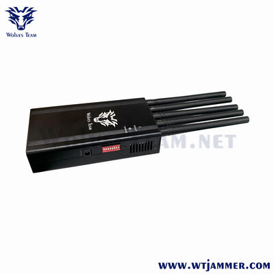 Buy Portable Cell Phone Jammer Cellular GSM 3G 4G 5G WIFI GPS Blocker 20 Meters Can be mounted In the Car online manufacture