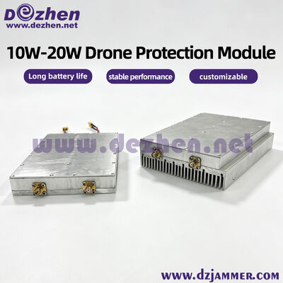 Buy 10W/15W/20W Broadband Anti Drone Module 1000MHz To 6000MHz Low Altitude Defense Module online manufacture