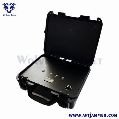 Buy Handheld Portable Briefcase Drone Jammer UAV Jamming System Carry-Case Drone Blocker Briefcase-Style Anti-Drone Device online manufacture