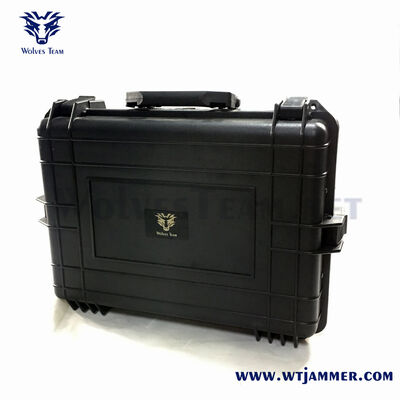 Buy High Power 1000M 120W 6-Band Portable Signal Jammer for Emergency Blocks WiFi GPS 2G 3G 4G 5G Prison & Armed Forces Grade Blocker online manufacture