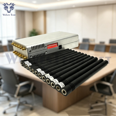 Buy Lightweight 12 Watt Handheld 12 Channels Signal Jammer 2G 3G 4G WiFi GPS 315 433MHz Cell Phone Signal Blocker for Security Application in Vietnam online manufacture