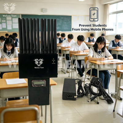 Buy LED Display New Generation Handheld Signal Jammer Wide Shielding Range For Classrooms To Block Students  Mobile Phones And Prevent Exam Cheating online manufacture